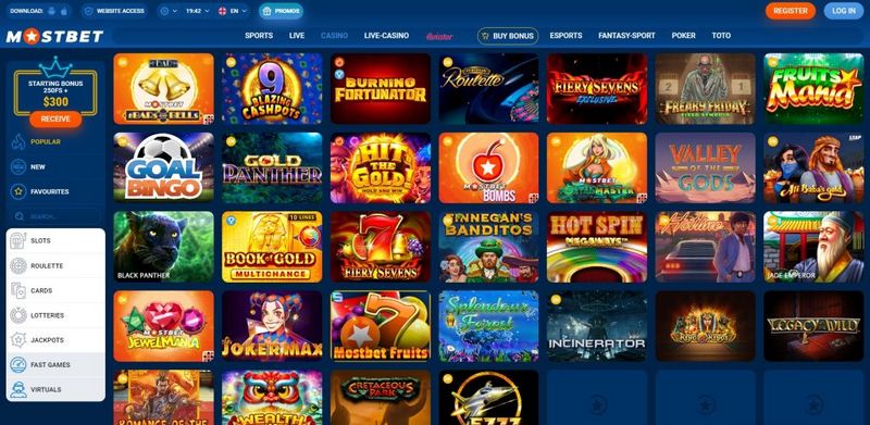 Recenzja Mostbet: Rejestracja, zakłady i kasyno online